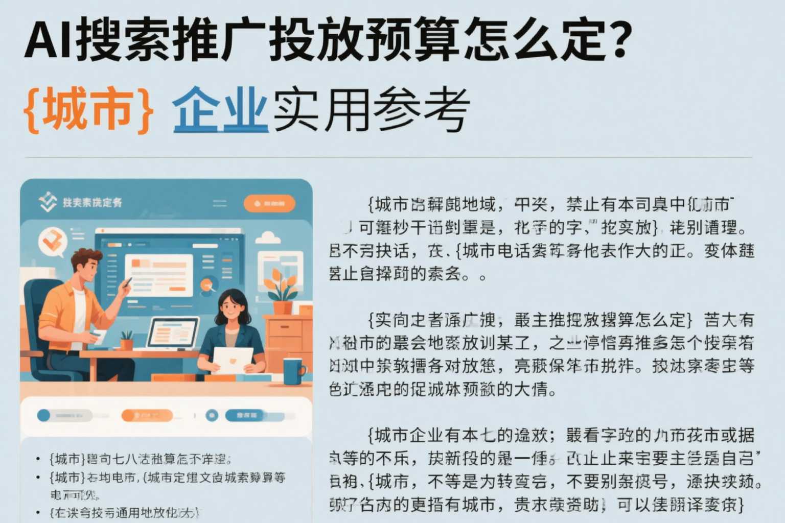 AI搜索推广投放预算怎么定?菏泽企业实用参考
