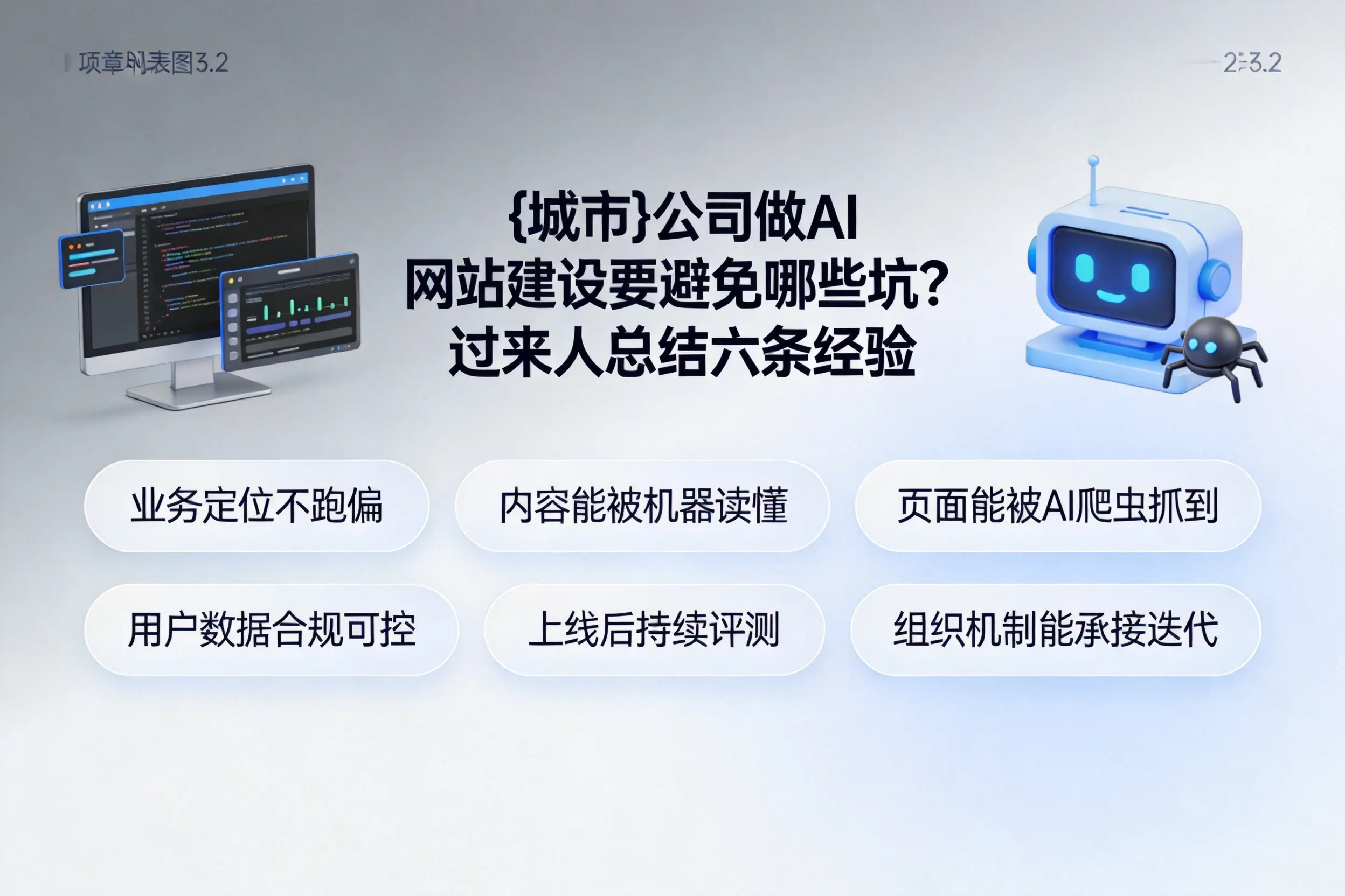 菏泽公司做AI网站建设要避免哪些坑?过来人总结六条经验
