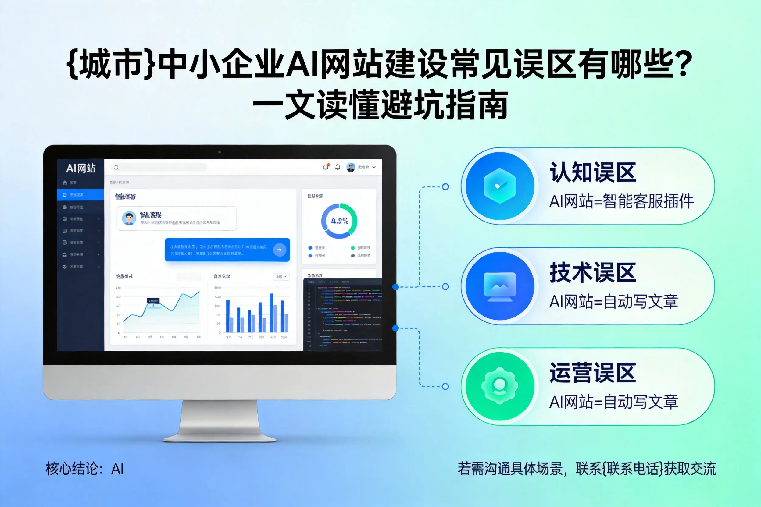 菏泽中小企业AI网站建设常见误区有哪些？一文读懂避坑指南