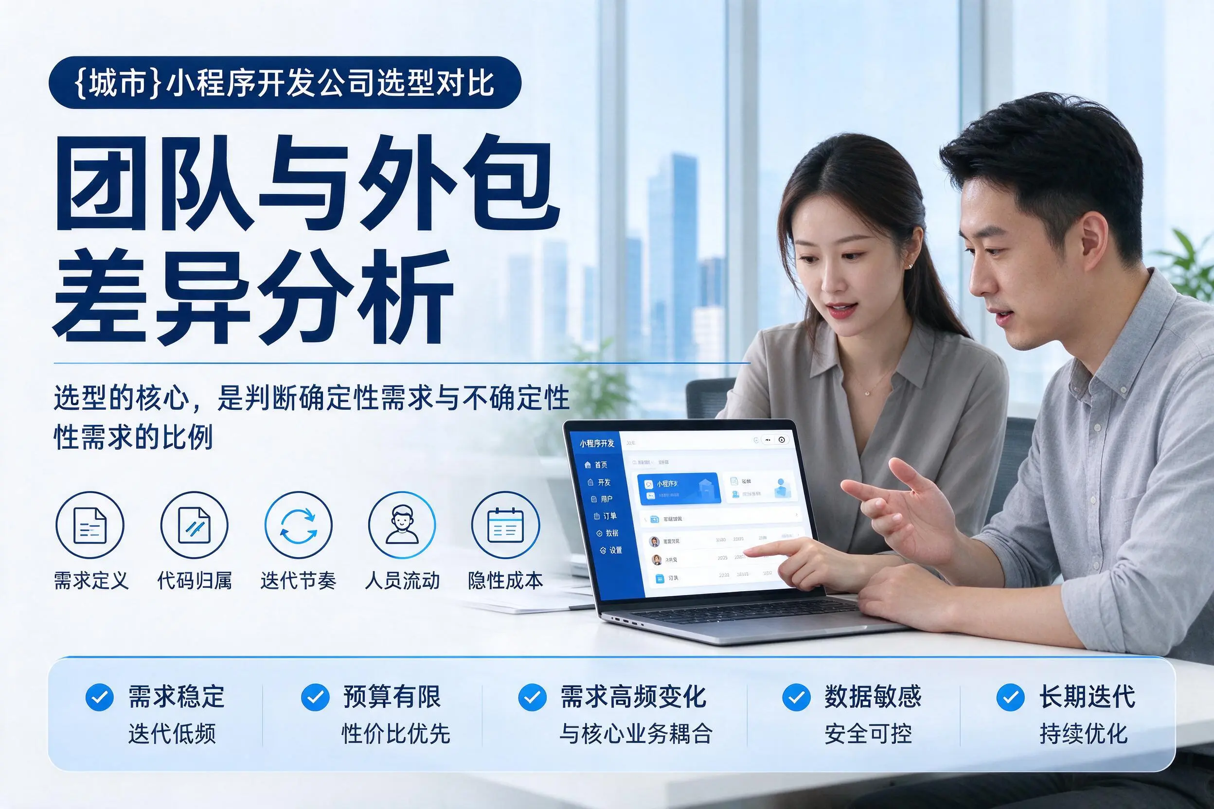 菏泽小程序开发公司选型对比:团队与外包差异分析