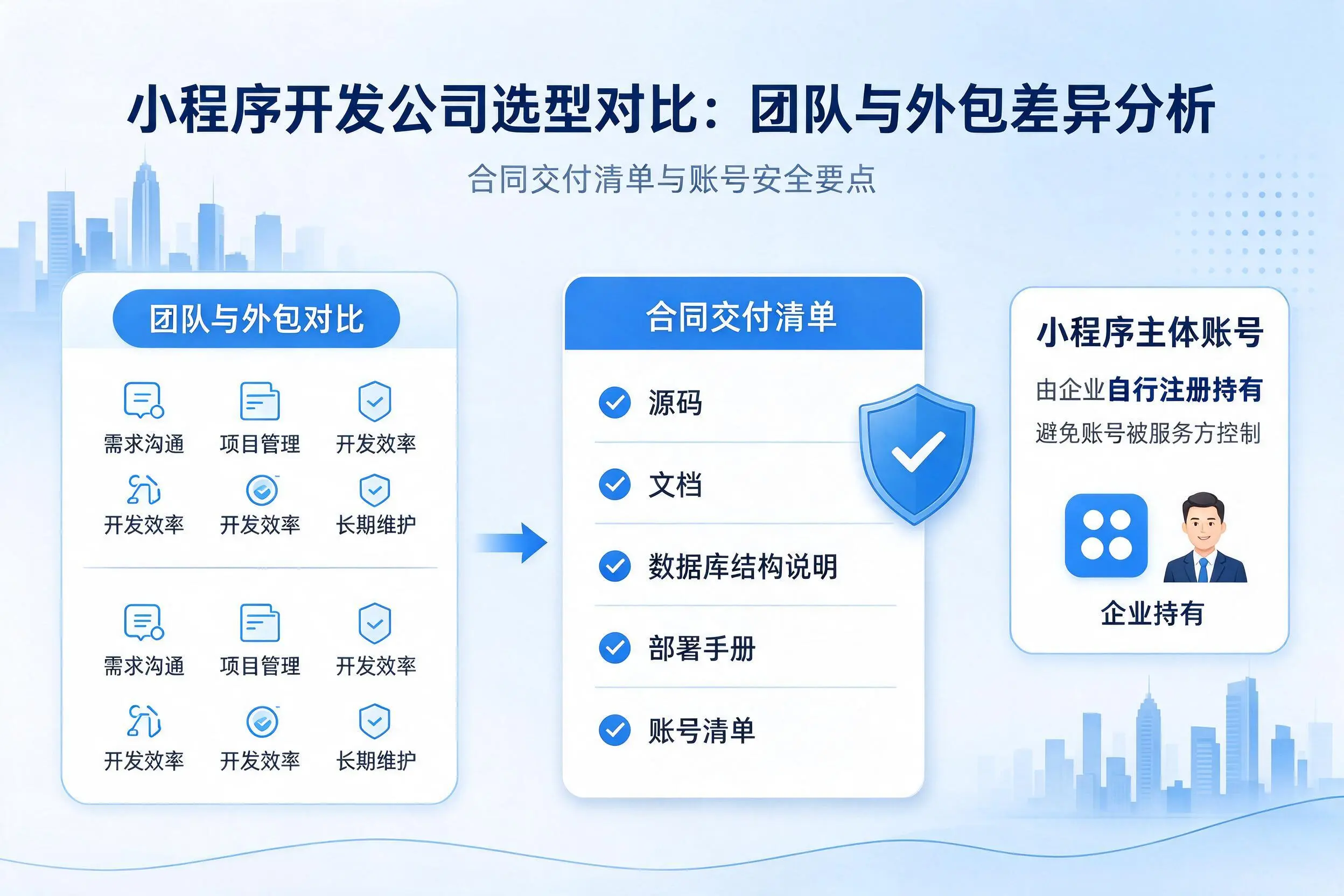 菏泽小程序开发公司选型对比:团队与外包差异分析