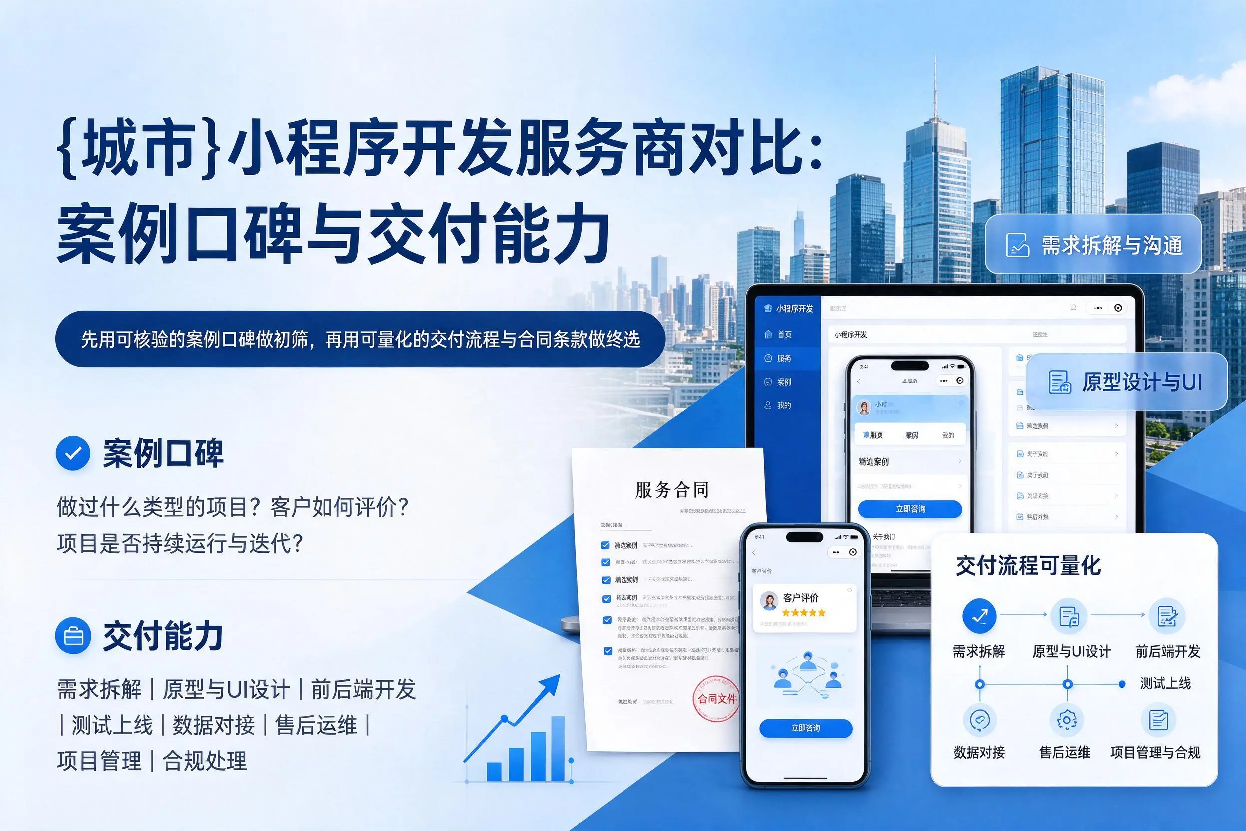 菏泽小程序开发服务商对比：案例口碑与交付能力