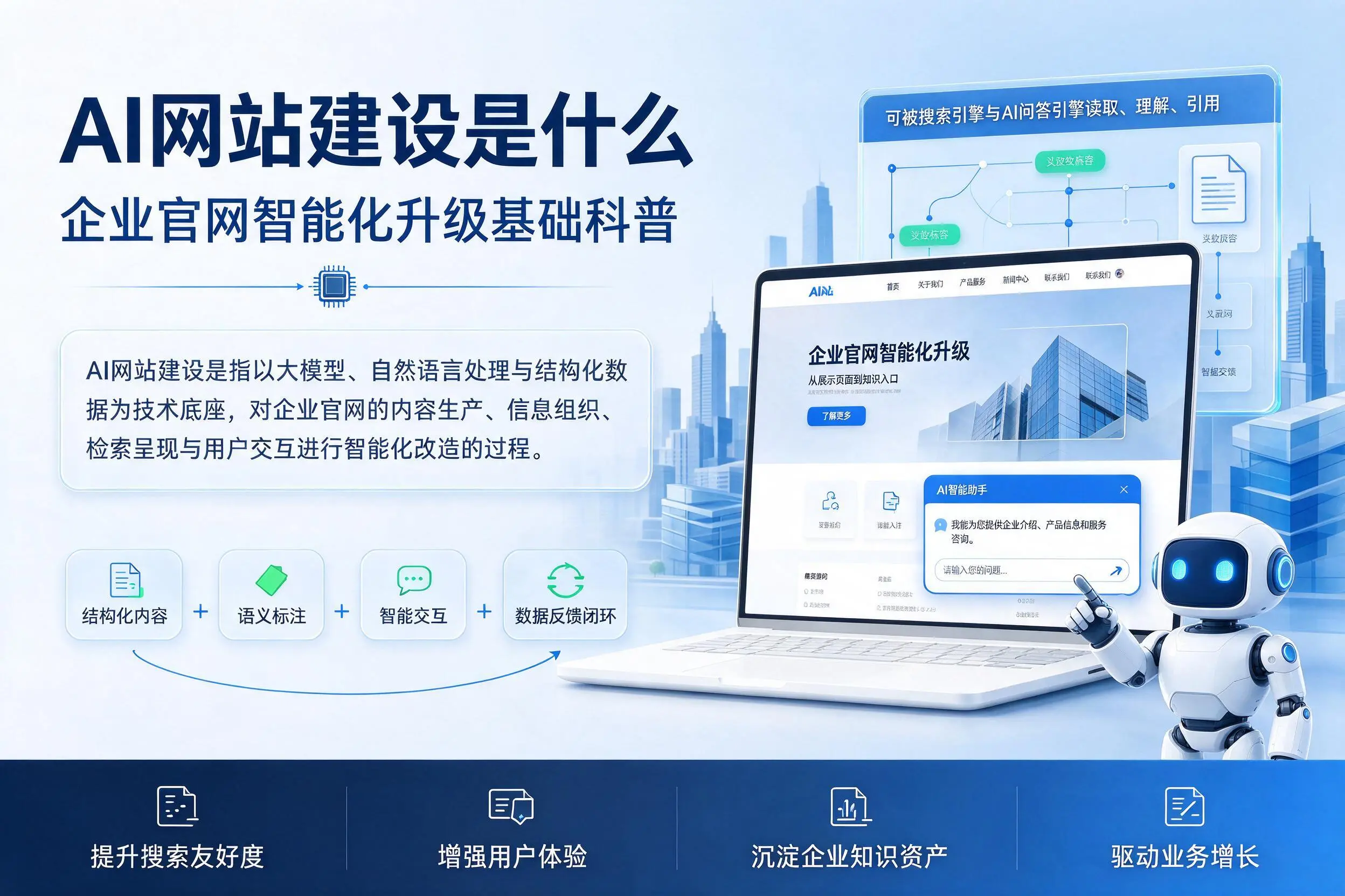 AI网站建设是什么：菏泽企业官网智能化升级基础科普
