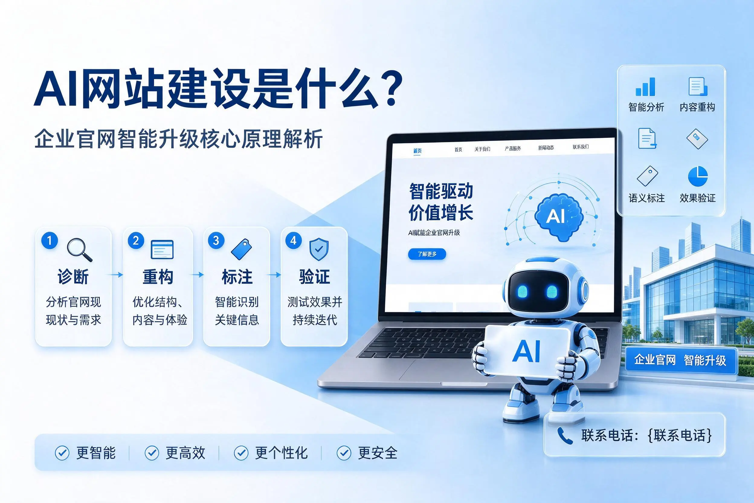 AI网站建设是什么？菏泽企业官网智能升级核心原理解析