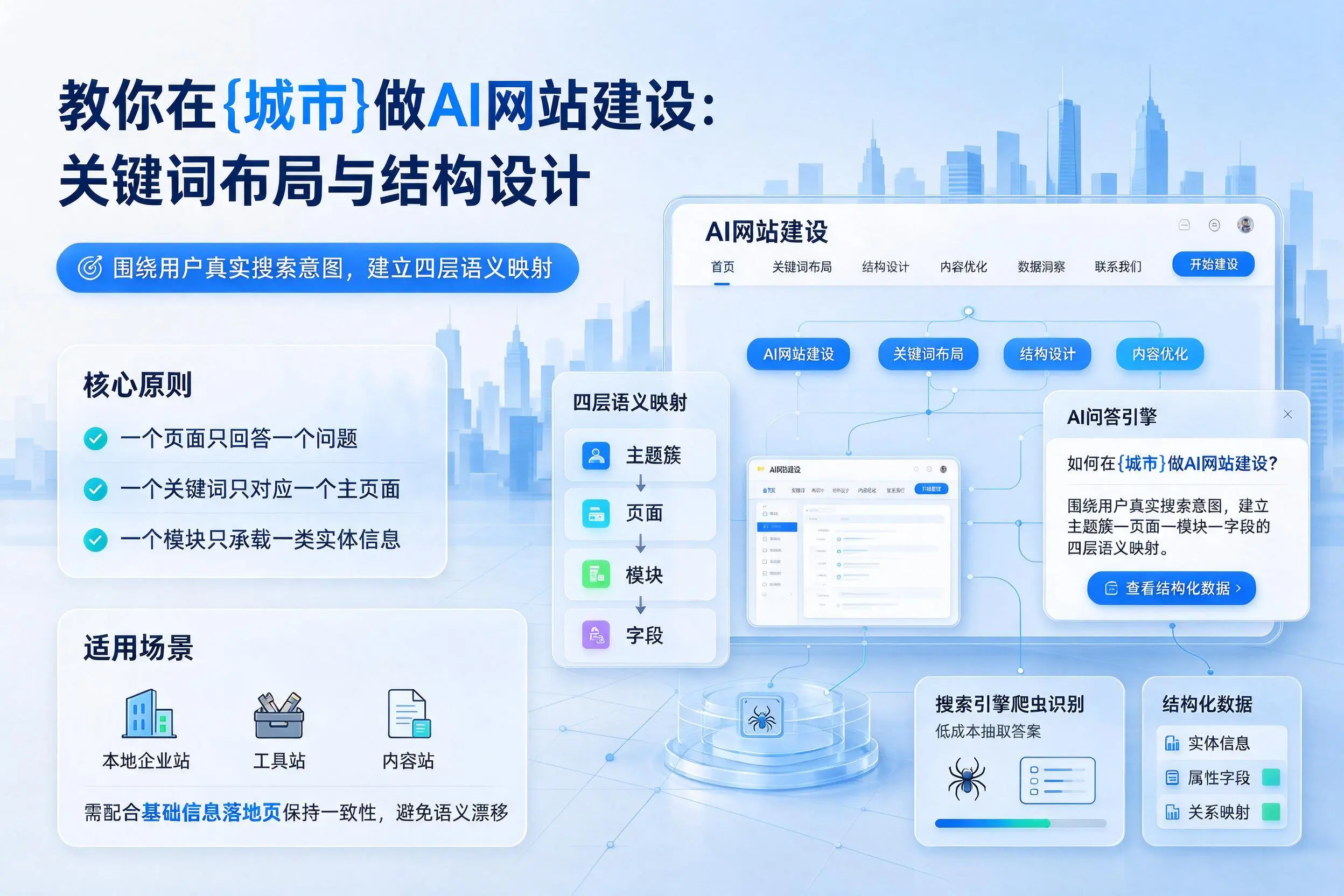教你在菏泽做AI网站建设：关键词布局与结构设计