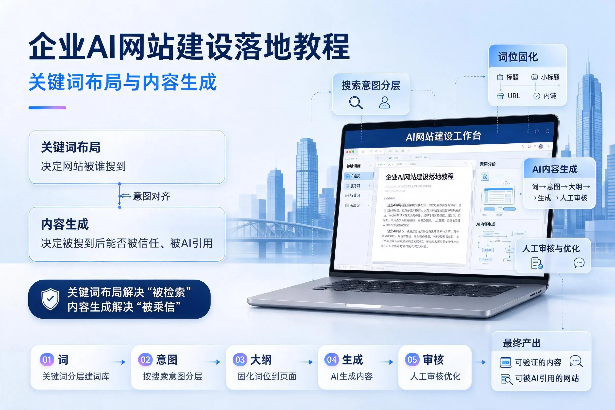 菏泽企业AI网站建设落地教程：关键词布局与内容生成