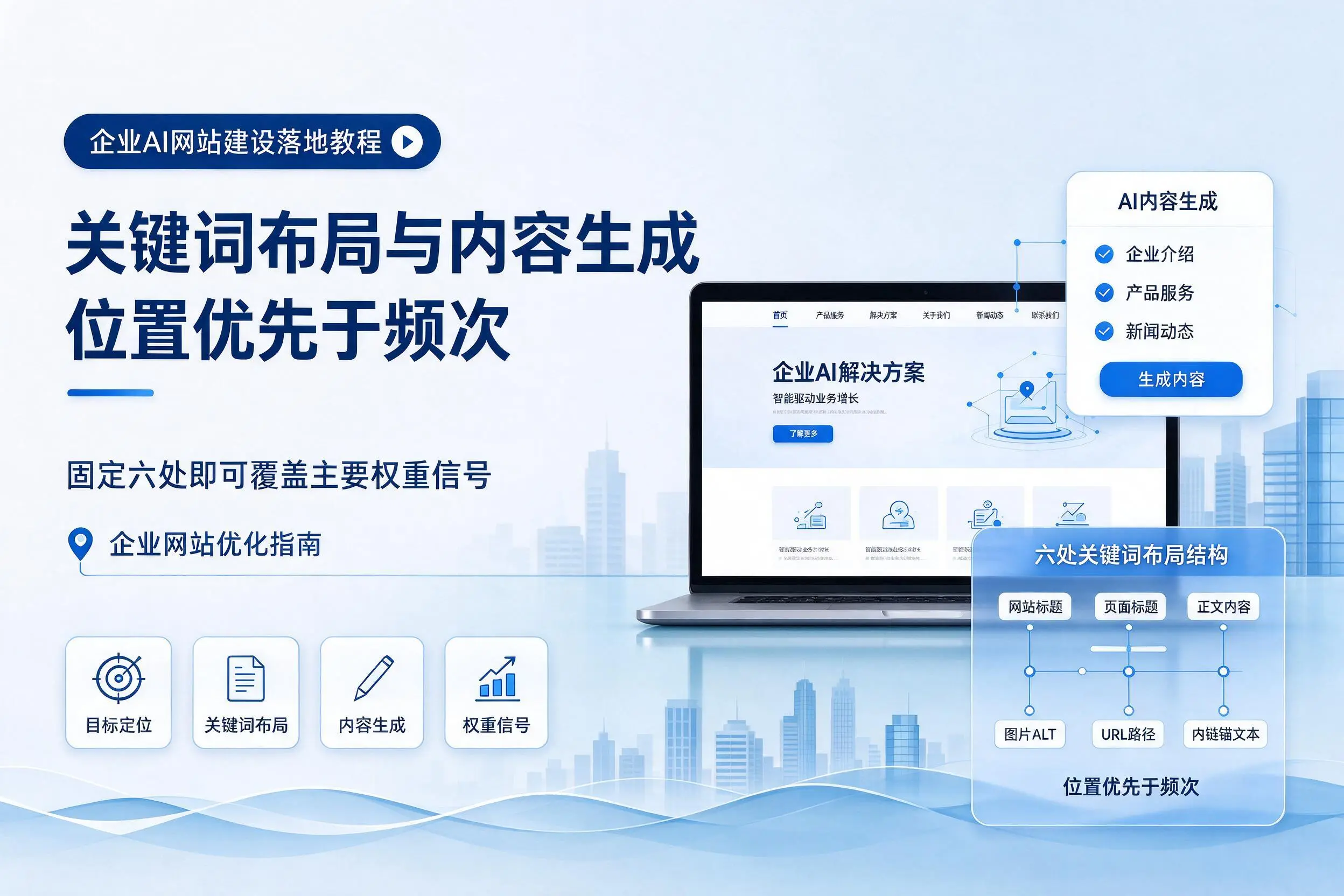 菏泽企业AI网站建设落地教程：关键词布局与内容生成